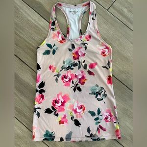 Athleta floral tank - size small